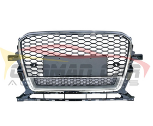 German Car Accessories 2013-2017 Audi RSQ5 Style Honeycomb Grille with Lower Mesh B8.5 Q5/SQ5