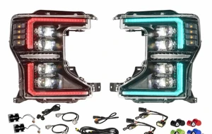 Morimoto XRGB Evo Headlights: 20-22 Super Duty (Set) LF2-508R