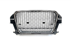 German Car Accessories 2013-2015 Audi RSQ3 Honeycomb Grille with Lower Mesh 8U Q3/SQ3