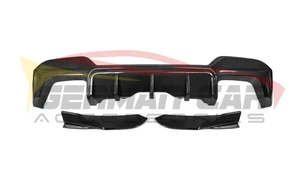 German Car Accessories 2022-2024 BMW X3M Carbon Fiber 3 Piece Rear Diffuser F97 LCI