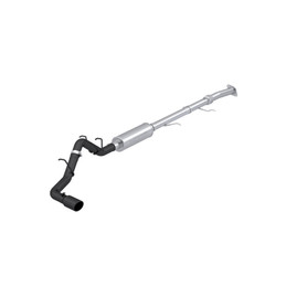 MBRP 2023+ Chevy Colorado/GMC Canyon Aluminized Steel 3in Cat-Back Single Side Exit - Black mbrpS5015BLK