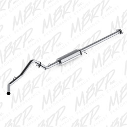 MBRP 2007-2008 Chev/GMC 1500 CC EC 6ft6in bed 4.8/5.3L 3in Cat Back Single Side AL P Series Exhaust mbrpS5036P