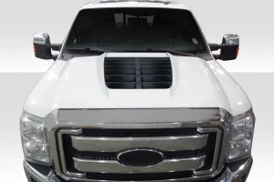 Duraflex 2011-2016 Ford Super Duty F250 F350 F450 GT500 V2 Hood - 1 Piece - 115366