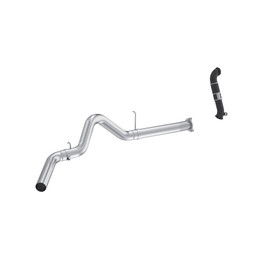 MBRP 07-10 Chevy Silverado / GMC Sierra 2500/3500HD 4in OD CatBack Single Side Exit w/ Downpipe - AL mbrpS6052PLM