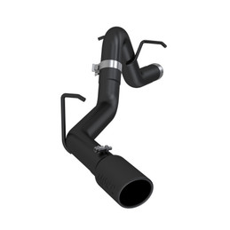 MBRP 16-19 Chevy/GMC Colorado/Canyon Duramax 3in Filter Back Single Side Black Coated Exhaust System  mbrpS6058BLK