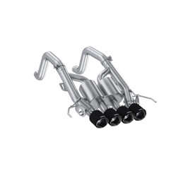 MBRP 14-19 Corvette 6.2L (NPP Models Only) T304SS 3in Cat-Back Dual Split w/ Quad Carbon Fiber Tips  mbrpS70073CF