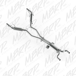 MBRP 2010 Chev Camaro V8 6.2L Automatic (L99) 3 Dual Cat Back Round Tips T409 mbrpS7024409