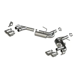 MBRP 16-19 Chevrolet Camaro V6 2.5in T304 NPP Dual Axle Back Exhaust w/ 4in Quad Dual Wall Tips  mbrpS7039304