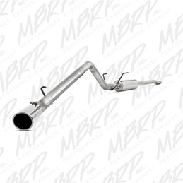 MBRP 06-08 Ram Hemi 1500 Mega Cab 5.7L / 03-13 Ram Hemi 2500/3500 5.7L Alum 3in Cat Back Single Side  mbrpS5148AL