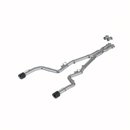 MBRP 17-21 Charger 5.7L/6.2L/6.4L 3in Race Profile Cat-Back w/Dual Carbon Fiber Tips T304 SS Exhaust mbrpS71183CF
