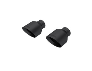 MBRP 15-23 Dodge Charger 5.7L/6.2L/6.4L T304 3in ID / 5in OD Out / 8in Length Angle Cut Black Tip mbrpT5197BLK
