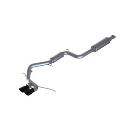 MBRP 13-17 Ford Focus ST 2.0L EcoBoost Dual Center Outlet T409 3in Cat Back w/ Black Tips mbrpS4200409BT