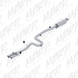 MBRP 14-19 Ford Fiesta ST 1.6L EcoBoost 3in Dual Outlet Alum Cat Back mbrpS4202AL