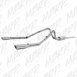MBRP 2004-2008 Ford F150 4.6/5.4L EC/CC-SB Cat Back Dual Split Rear mbrpS5202409