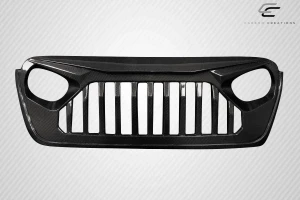 Carbon Creations 2018-2025 Jeep Wrangler JL Gladiator JT Predator Grille - 1 Piece - 116320