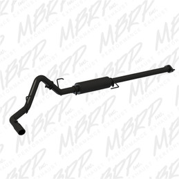 MBRP 2015 Ford F-150 2.7L / 3.5L EcoBoost 3in Cat Back Single Side Black Exhaust System mbrpS5253BLK