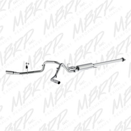 MBRP 2015 Ford F-150 2.7L / 3.5L EcoBoost 2.5in Cat Back Dual Side Split Alum Exhaust System mbrpS5254AL