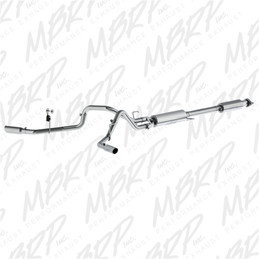 MBRP 2015 Ford F-150 5.0L 3in Cat Back Dual Split Side Exit T409 Exhaust System mbrpS5257409