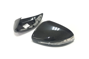 German Car Accessories 2015-2023 Mercedes-Benz C-Class Carbon Fiber Mirror Caps W205