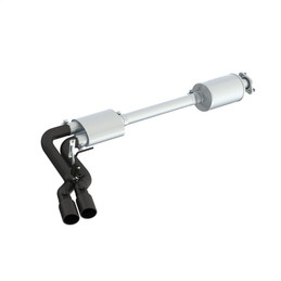 MBRP 15-20 Ford F150 Pre-Axle 4in OD Tips Dual Outlet 3in Black Coated Cat Back Exhaust mbrpS5262BLK