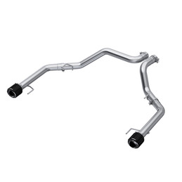 MBRP 2021+ Ford F-150 Raptor Axle-Back Dual Rear Exit T304 Performance Exhaust Sys mbrpS52663CF