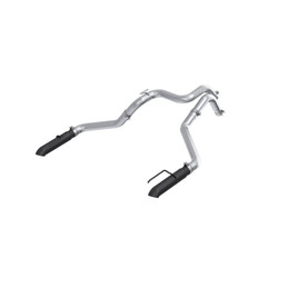 MBRP 24-25 Ford Ranger Raptor 3.0L 3in Dual Rear Turn-Down Axle Back Exhaust - Armor BLK Tips mbrpS5270BLK