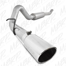 MBRP 2003-2007 Ford F-250/350 6.0L EC/CC Cat Back Single Side (Stock Cat)  mbrpS6208AL