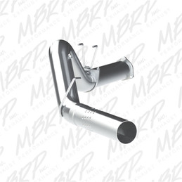 MBRP F-250/350/450 6.7 L 5in Filter Back Single Side Exit No Muffler AL mbrpS62530PLM