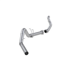 MBRP 11-14 F250/F350/F450 6.4L PS CC/SC AL Steel 4in Filter-Back Single Side - No Muffler w/ DP mbrpS6284PLM