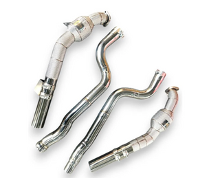 German Car Accessories 2009-2011 Mercedes E500/E550 Downpipes W212
