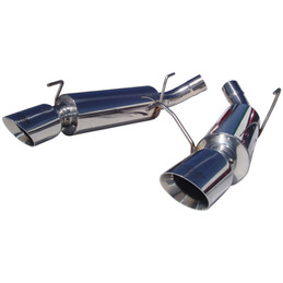 MBRP 05-10 Ford Mustang GT 5.0/Shelby GT500 Dual Mufflers Axle Back Split Rear T304 mbrpS7200304