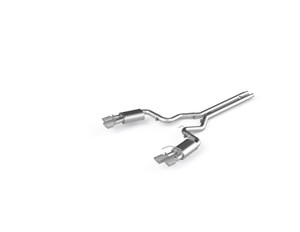 MBRP 18-19 Ford Mustang GT 5.0 3in Dual Split Rear AL Cat Back w/ Quad 4.0in Dual Wall Tips mbrpS7205AL
