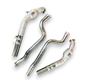 German Car Accessories 2006-2011 Mercedes S500/S550 Downpipes | W221