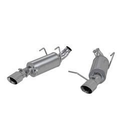 MBRP 11-14 Ford Mustang V6 3in. Dual Muffler Axle Back Split Rear T409 Exhaust System mbrpS7227409