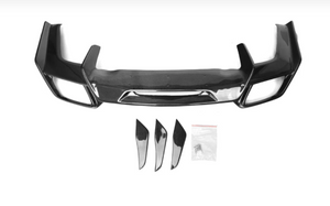 German Car Accessories 2015-2017 Mercedes-Benz AMG GT/GTS Carbon Fiber Rear Diffuser | C190