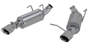 MBRP 11-14 Ford Mustang V6 3in. Dual Muffler Axle Back Split Rear Exhaust System AL mbrps7227AL