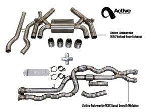 Active Autowerke F87 M2C Exhaust Bundle Equal Length