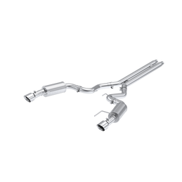 MBRP 2024 Ford Mustang GT S650, 5.0 Aluminized Steel 3in Cat-Back Dual Split Rear (Street) mbrpS7251AL
