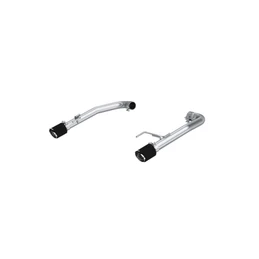 MBRP 15-17 Ford Mustang GT 5.0L T304 Stainless Steel 2.5in Axle-Back with Carbon Fiber Tips mbrpS72763CF