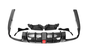 German Car Accessories 2018-2020 Mercedes-Benz S-Class Carbon Fiber Rear Diffuser | W222 Sedan