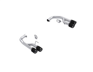 MBRP 24-25 Ford Mustang GT 5.0L T304 SS 2.5in Axle-Back Dual Rear w/ Quad Carbon Fiber Tips mbrpS72813CF