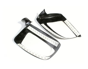 German Car Accessories 2006-2009 Mercedes-Benz C-Class/C63 AMG Carbon Fiber Mirror Covers | W204