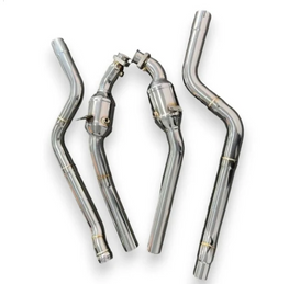 German Car Accessories 2010-2013 Mercedes S63 AMG Downpipes | W221