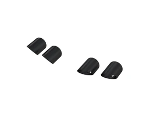 MBRP 15-24 Ford Mustang T304 SS 4in OD / 6.5in Length Quad Tip Cover Kit - Black Tip mbrpT5198BLK