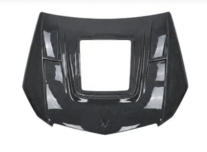 German Car Accessories 2008-2011 Mercedes C-Class Glass Engine Cover Carbon Fiber Hood | W204/C204