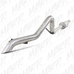 MBRP 2007-2009 Jeep Wrangler (JK) 3.8L V6 4 dr Off-Road Tail Pipe Muffler before Axle mbrpS5514AL