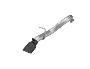 MBRP 18-24 Jeep Wrangler 3.6L T409 Stainless Steel 2.5in Axle-Back Turn Down Exit - Black Tip mbrpS5539409BT