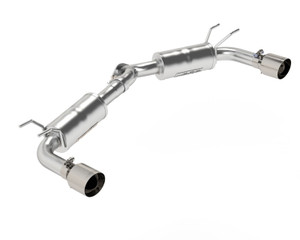 MBRP 19-23 Mazda 3 Hatchback T304SS 2.5in Axle-Back, Dual Rear Exit Street Profile mbrpS4450304