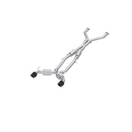 MBRP 23-24 Nissan Z 3.0L Armor Pro T304 Stainless Steel 3in Cat-Back Dual Rear Exit w/ 5in OD CF Tip mbrpS44083CF