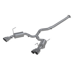 MBRP 15-19 Subaru WRX 2.0L/STI 2.5L 3in Dual Split Rear Exit w/ 3.5in Tips - T304 (Street Version) mbrpS4800304